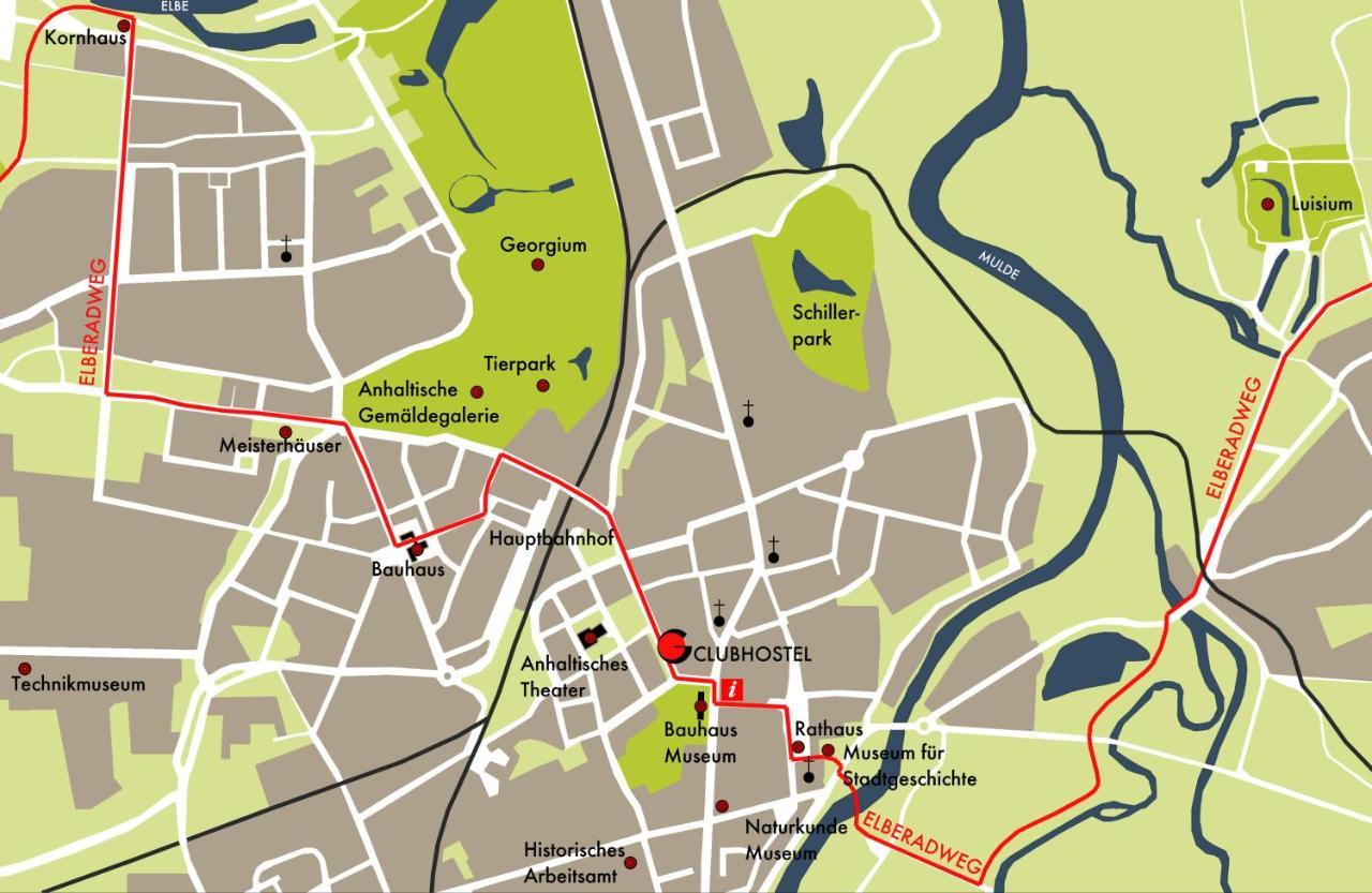 Wandery Hostel Dessau Экстерьер фото